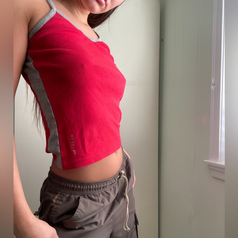 Red baby sport tank